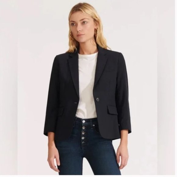 Veronica Beard Jackets & Blazers - Veronica Beard Schoolboy Dickey Jacket Blazer Size 6 Black